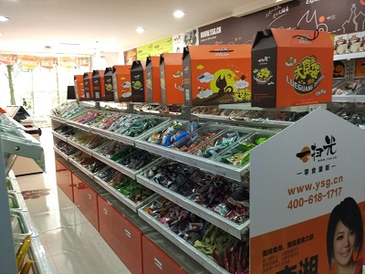 一扫光零食店 